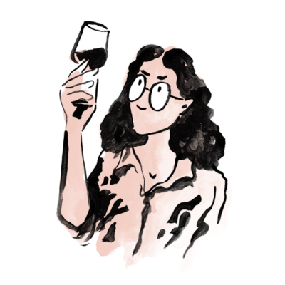 Logo sommelière journal du sommelier dégustation oeil