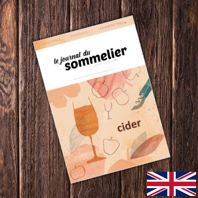 Cover of the Journal du Sommelier on cider in English version