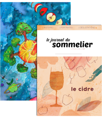 illustration livre cidre du journal du sommelier